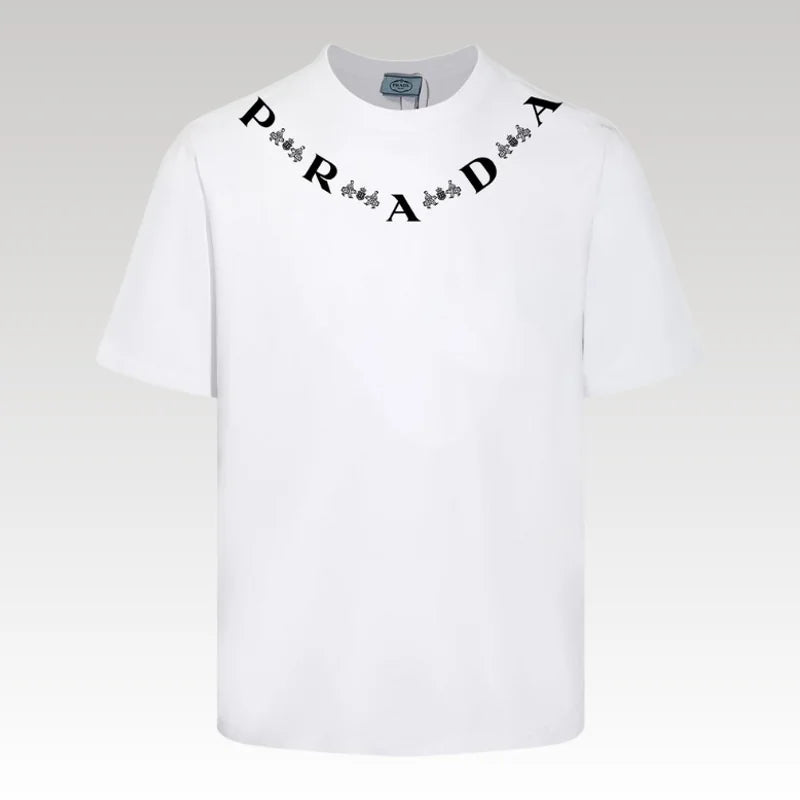 T-shirt Prada Bicycle Print White PD019