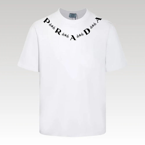 T-shirt Prada Bicycle Print White PD019