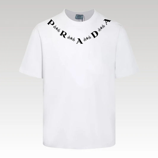 T-shirt Prada Bicycle Print White PD019