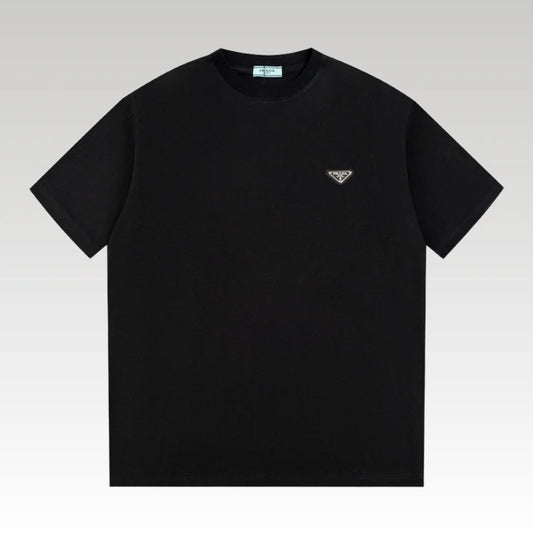 T-shirt Prada Logo Patch Black PD015