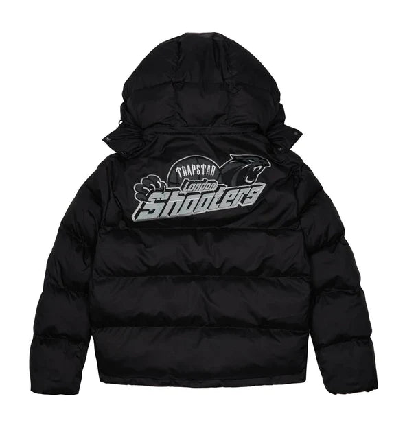 Trapstar Shooters Hooded Puffer Black/Reflective - HYPER LIST