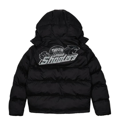 Trapstar Shooters Hooded Puffer Black/Reflective - HYPER LIST