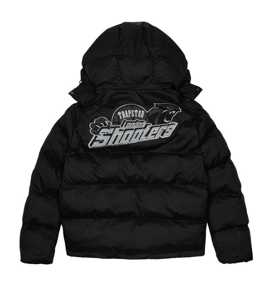 Trapstar Shooters Hooded Puffer Black/Reflective - HYPER LIST