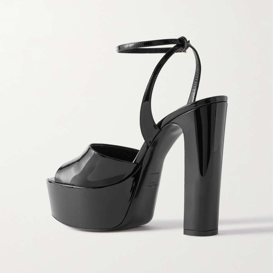 Saint Laurent Bianca Plataform Black
