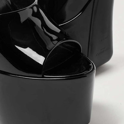 Saint Laurent Bianca Plataform Black
