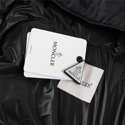 Jacket Puffer Moncler Hooded Black MCL017