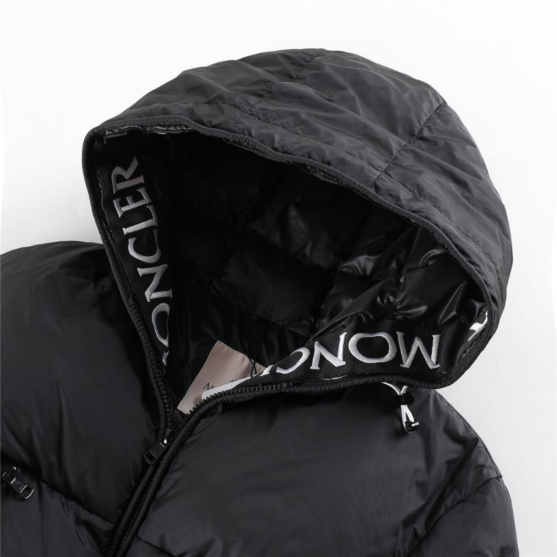 Jacket Puffer Moncler Hooded Black MCL017