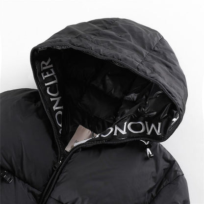 Jacket Puffer Moncler Hooded Black MCL017