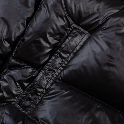 Jacket Puffer Moncler Black with Hood MCL013