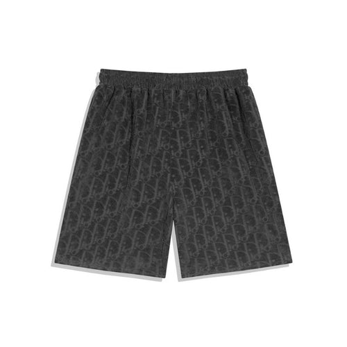 Short Dior Monogram Black Drawstring DO056