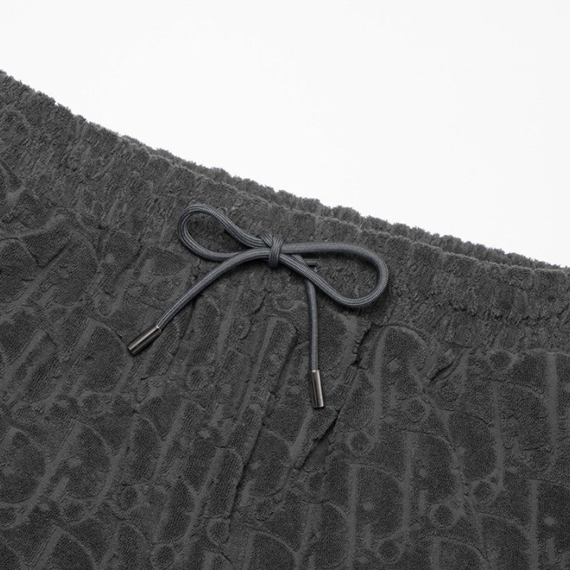 Short Dior Monogram Black Drawstring DO056