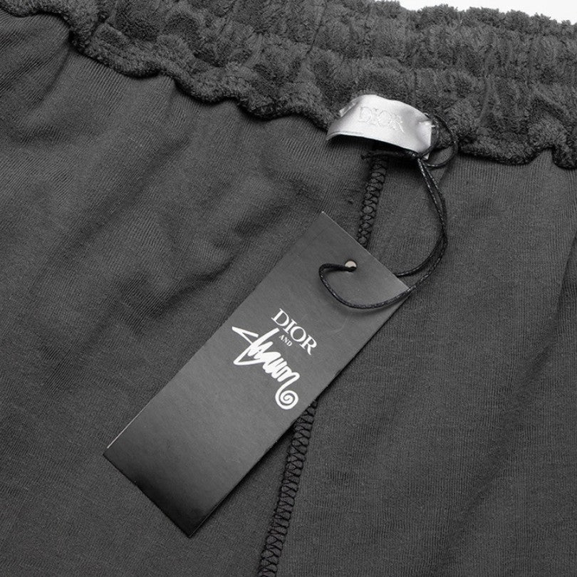 Short Dior Monogram Black Drawstring DO056