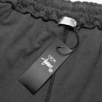 Short Dior Monogram Black Drawstring DO056